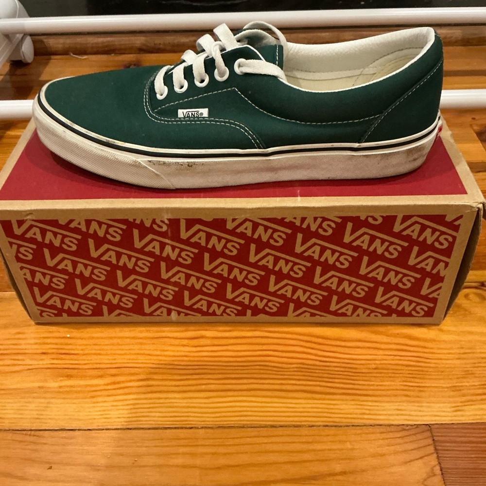 Vans Bistro Green Canvas Shoes